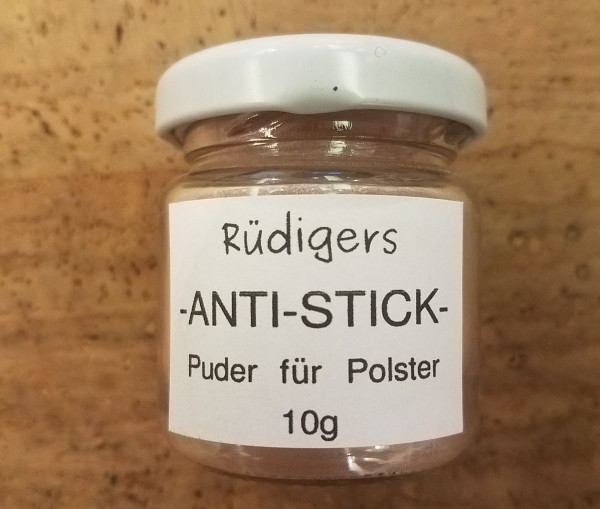 Rüdigers Anti-Stick, Puder für Polster + Strips